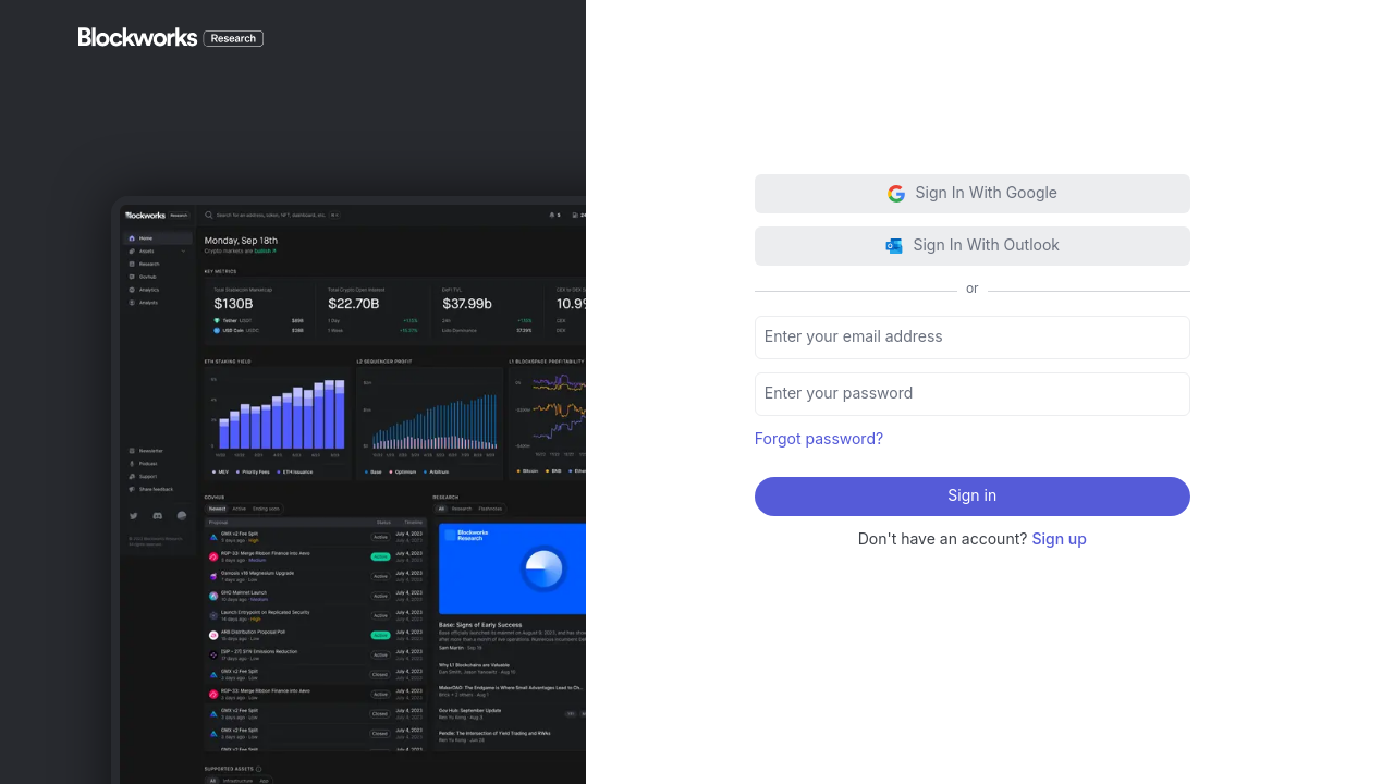 Blockworks Celestia Analytics Dashboard screenshot